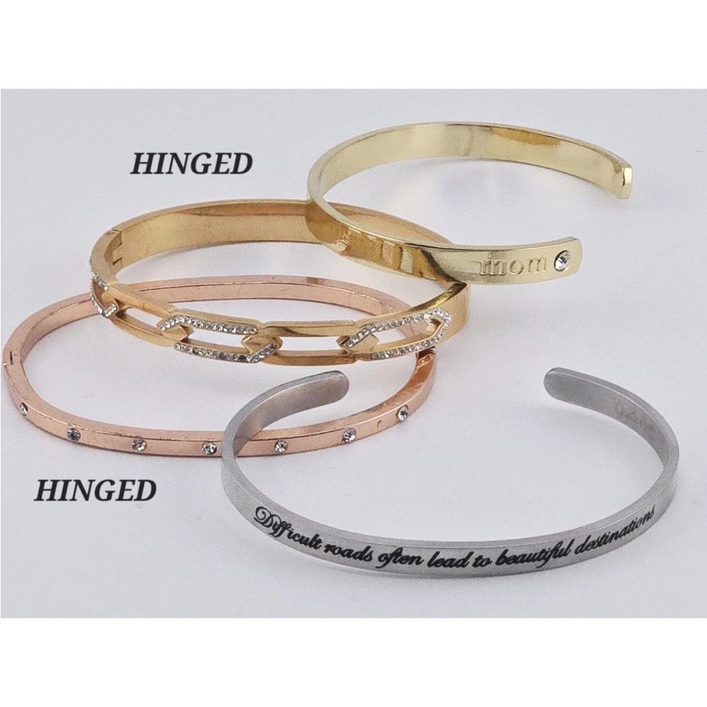 Inspirational Cuff Bracelets Lot of 4